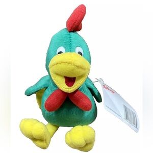 Vintage Kellogg's Cereal City USA Plush Cornelious the Rooster 1999 w/ Tag